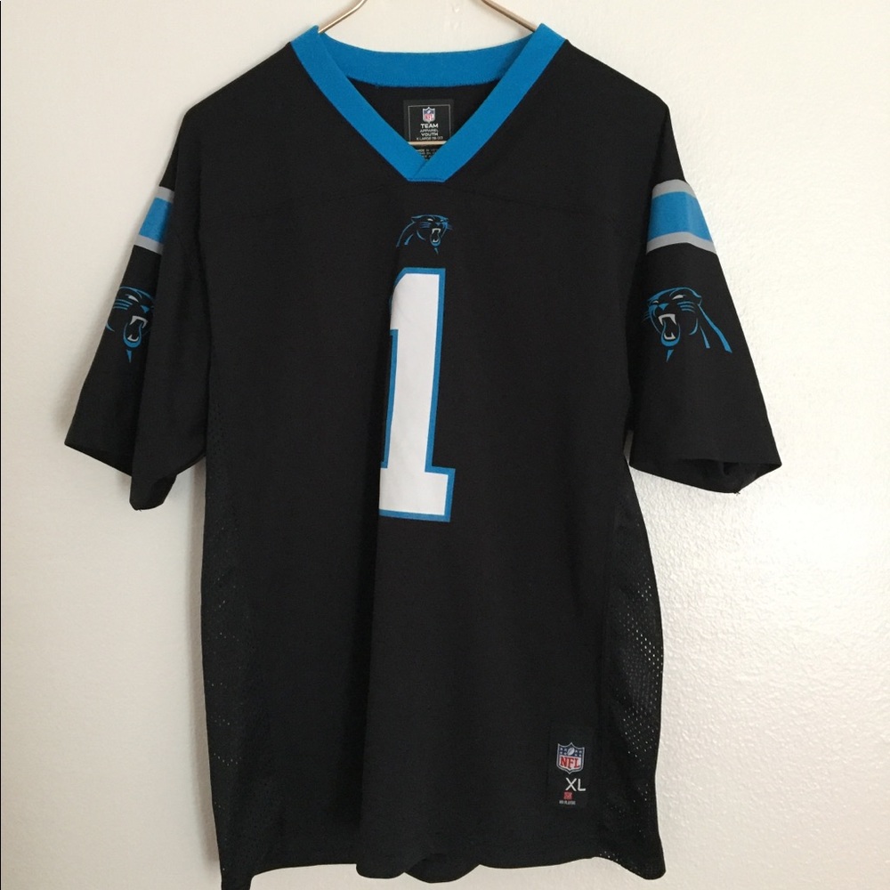 NFL Team Apparel Cam Newton Carolina Panthers XL